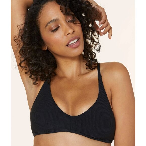 Andie Swim The Valencia Top Black Eco Nylon Size XXL - Picture 10 of 14